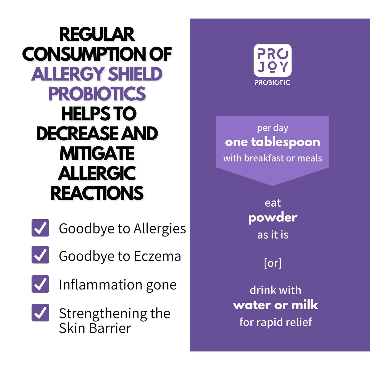 Probiotics for Allergies: Improve Immune Health with Projoy Probiotic