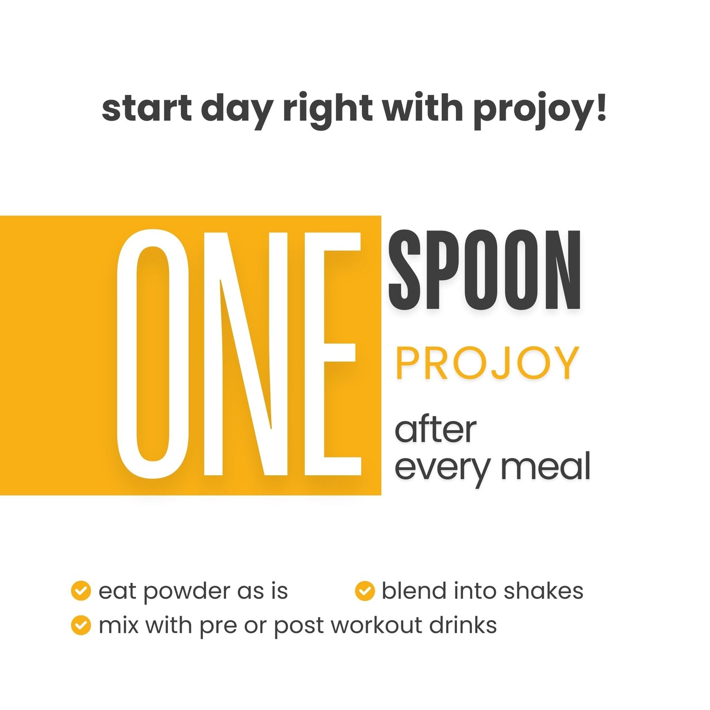 Projoy Gym + Probiotic with Prebiotics