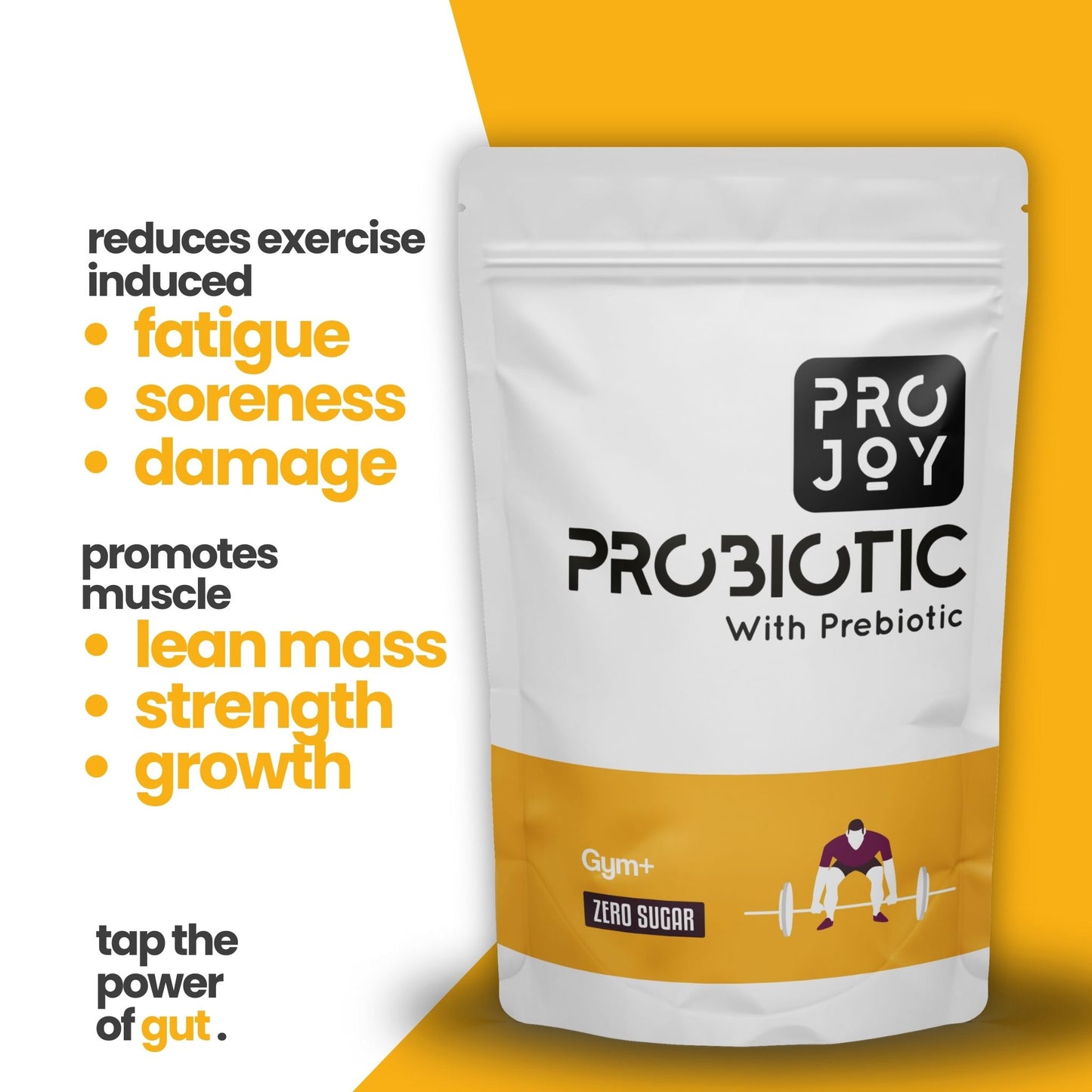 Projoy Gym + Probiotic with Prebiotics